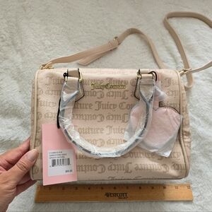 Juicy Couture Sandstone Logo Speedy Satchel